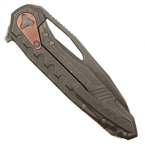 Microtech 196-10AP Sigil MK6 Titanium Flipper Knife, Apocalyptic