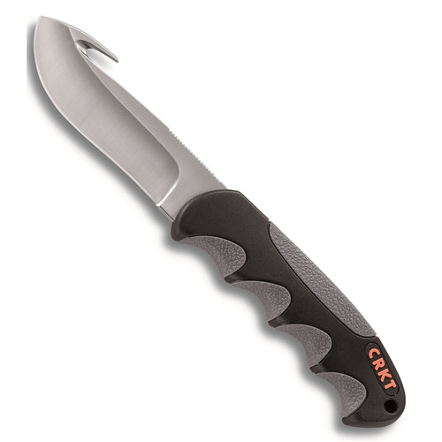 CRKT Kommer Free Range Drop Point Gut Hook Knife, CR2042
