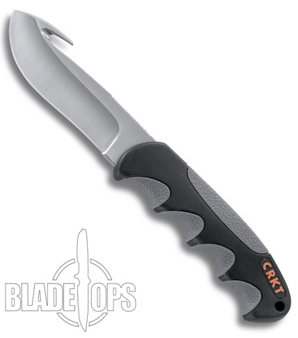 CRKT Kommer Free Range Drop Point Gut Hook Knife, CR2042