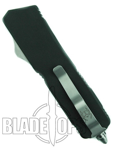 Microtech Executive Scarab Out the Front Knife, Satin Single Standard Edge, 107-4