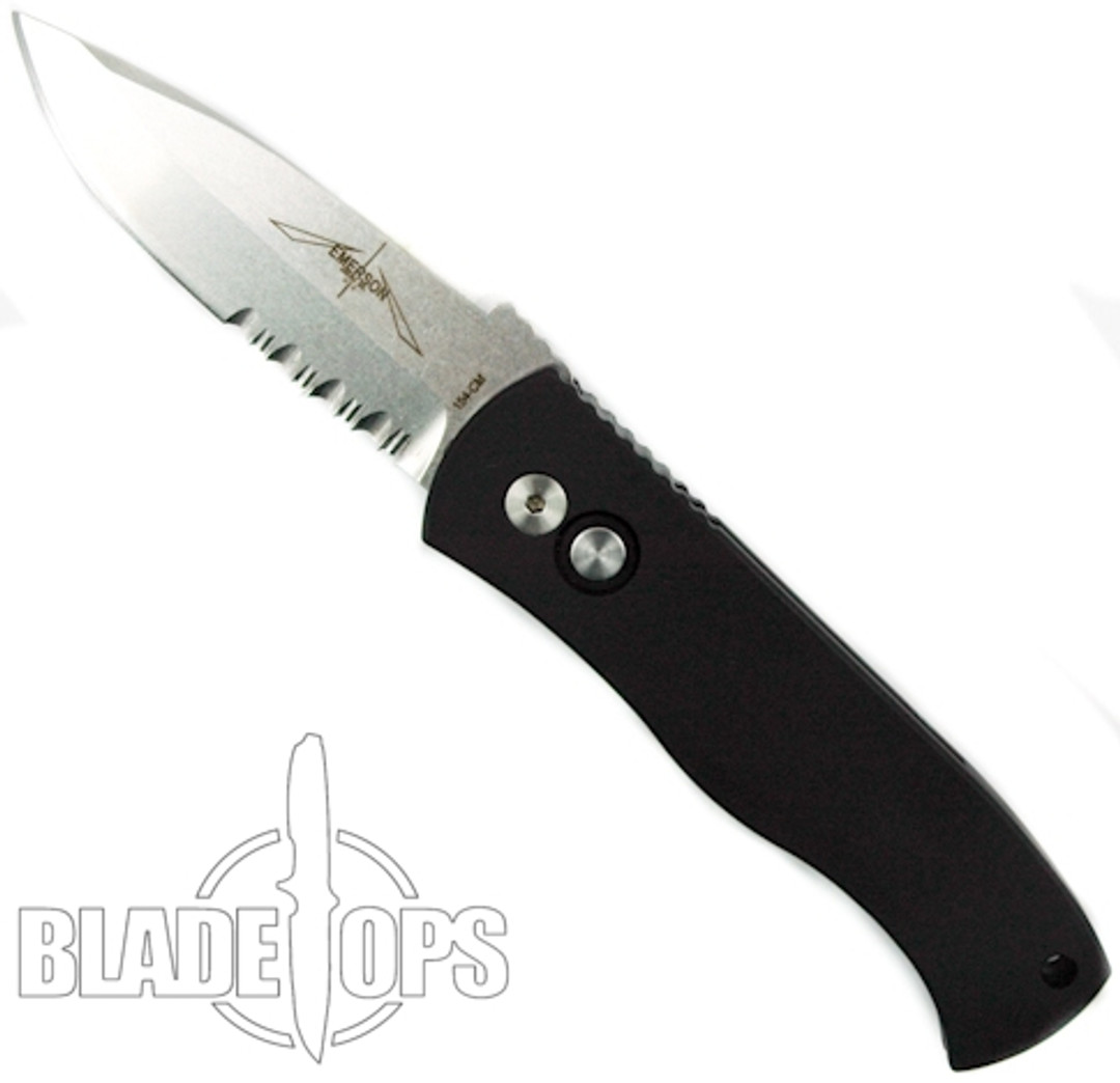 ProTech Emerson CQC7 Spear Point Auto Knife, Combo Edge, PTE7A2