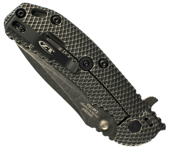 Zero Tolerance Hinderer 0560BW Flipper Knife, Blackwash Finish