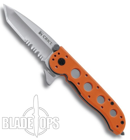 CRKT M16-12Z Carson ER Folder Knife, Bead Blast Tanto Blade