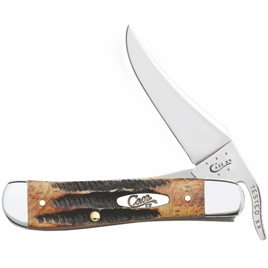 Case Bone Stag RussLock Knife