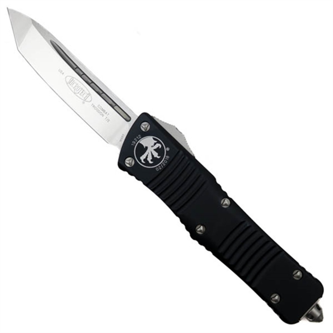 Microtech 144-4 Combat Troodon T/E OTF Auto Knife, Satin Blade