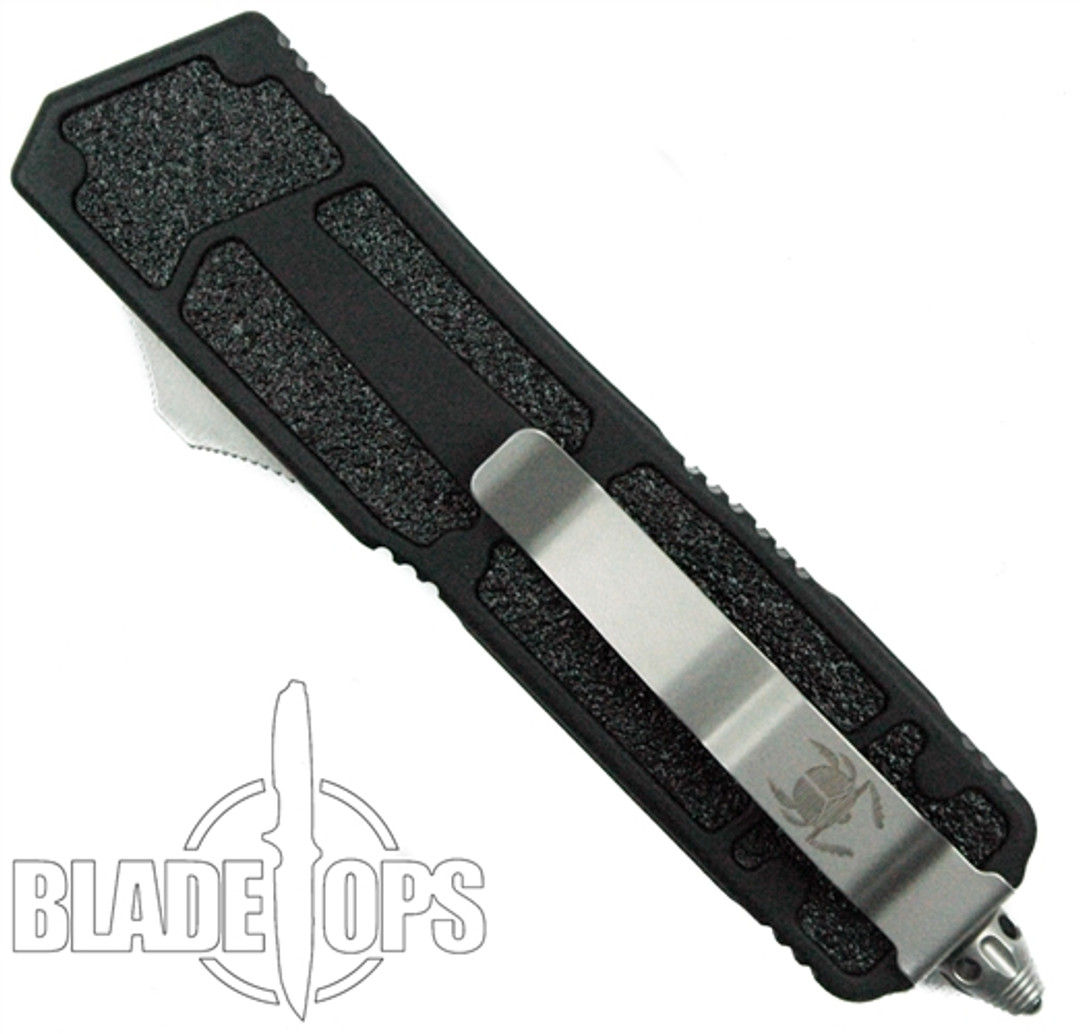 Microtech 180-8 QD Scarab D/E-S OTF Auto Knife, Bead Blast Combo Blade