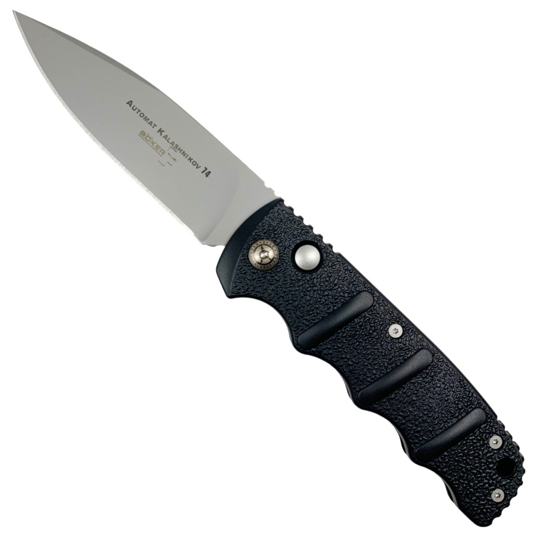 Boker XL Kalashnikov Auto Knife, AUS-8 Bead Blast Blade