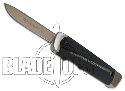 Boker Plus Boker Matic OTF Knife, Black Handle, BO700
