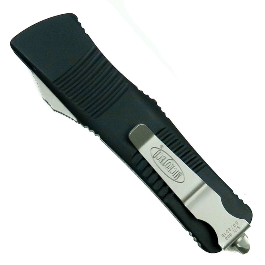 Microtech 138-1 Troodon D/E OTF Auto Knife, Black Blade