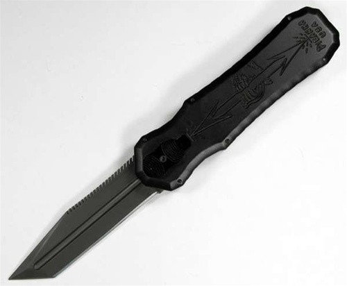 Piranha Excalibur D/A OTF, Black Blade, Tanto Point