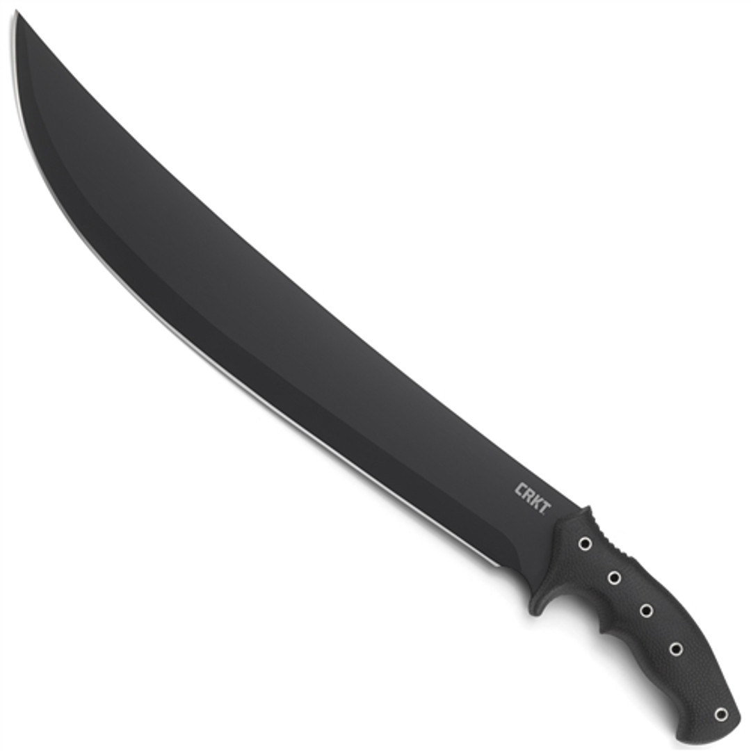 CRKT K916KKP Chanceinhell 16" Machete Fixed Blade Knife, Black Blade