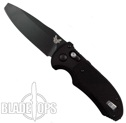 Benchmade 9160BK Triage Blunt Tip Auto Knife, N680 Black