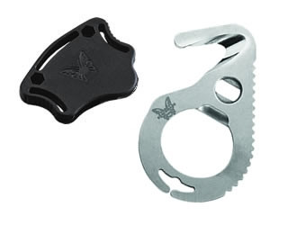 Benchmade 5 Hook/ Safety Cutter, Satin Finish, Snap Fit Hard Sheath