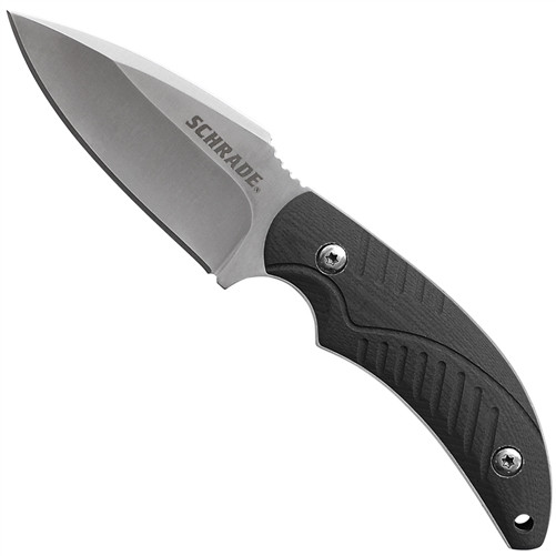 Schrade SCHF66 Fixed Blade Knife, Satin Blade