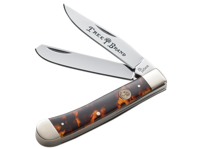 Boker Classic Trapper Knife, Faux Tortoise Handle