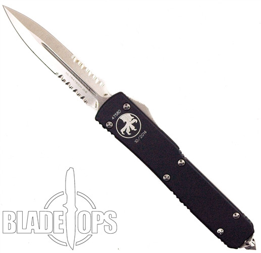 Microtech Ultratech OTF Knife, Stonewash, D/E,  P/S,  MT122-11