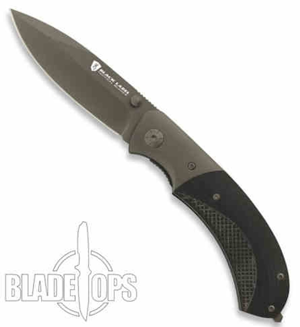 Browning Black Label Checkmate Folder Knife, Black