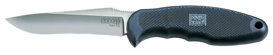 SOG Field Pup Fixed Blade Knife, Nylon Sheath, FP3