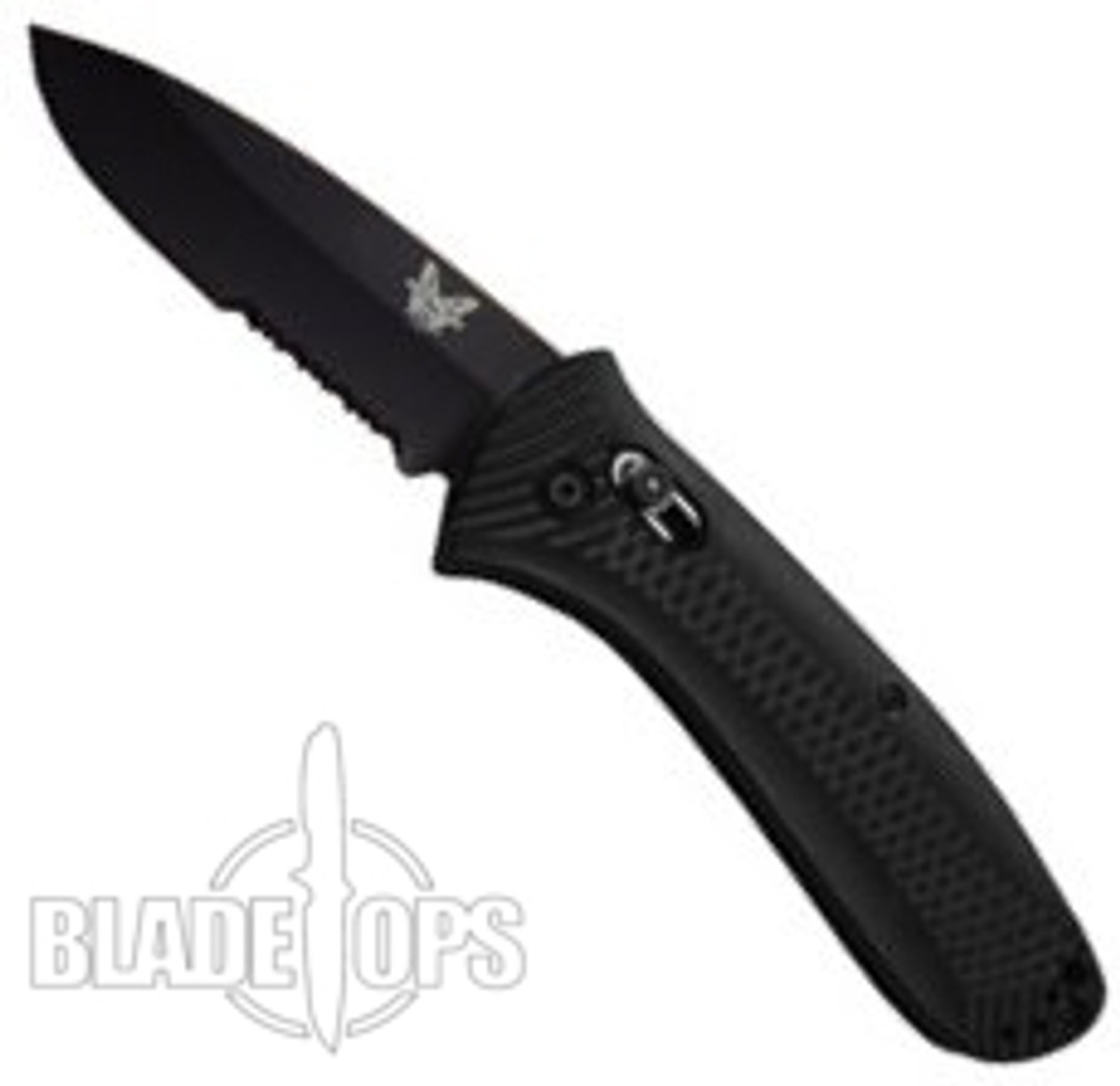 Benchmade 5220SBK Auto Presidio Ultra AXIS Lock Knife, Combo Black Blade
