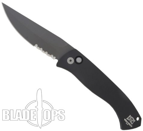 Pro-Tech 1322 Medium Brend #3 Auto Knife, 154CM Black Combo Blade
