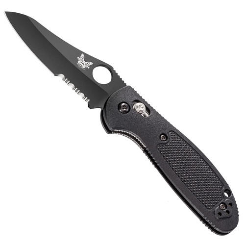 Benchmade 555SBKHG Mini Griptilian Sheepsfoot Folder Knife, 154CM