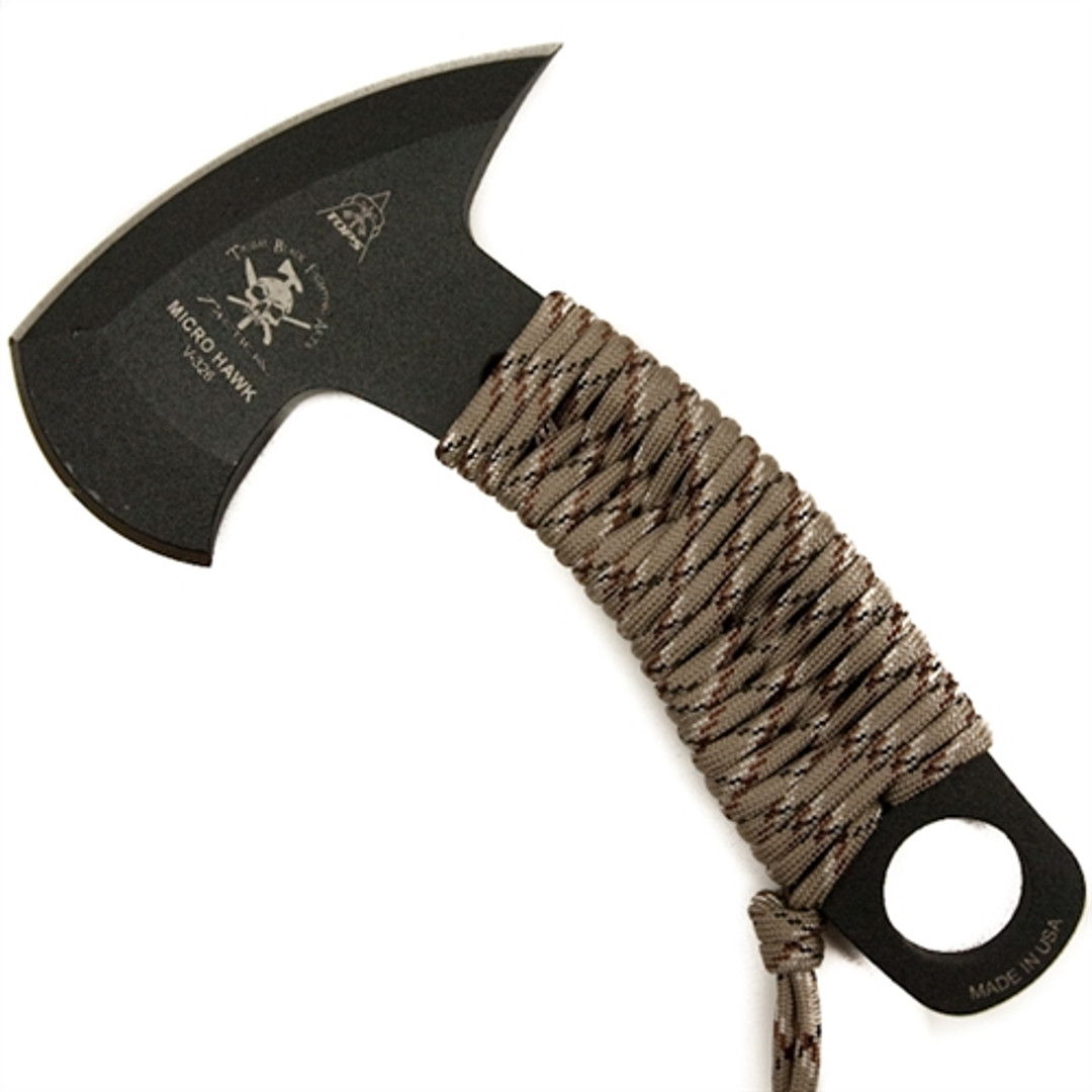 TOPS Micro Hawk Mini Tomahawk, Paracord Wrapped Handle