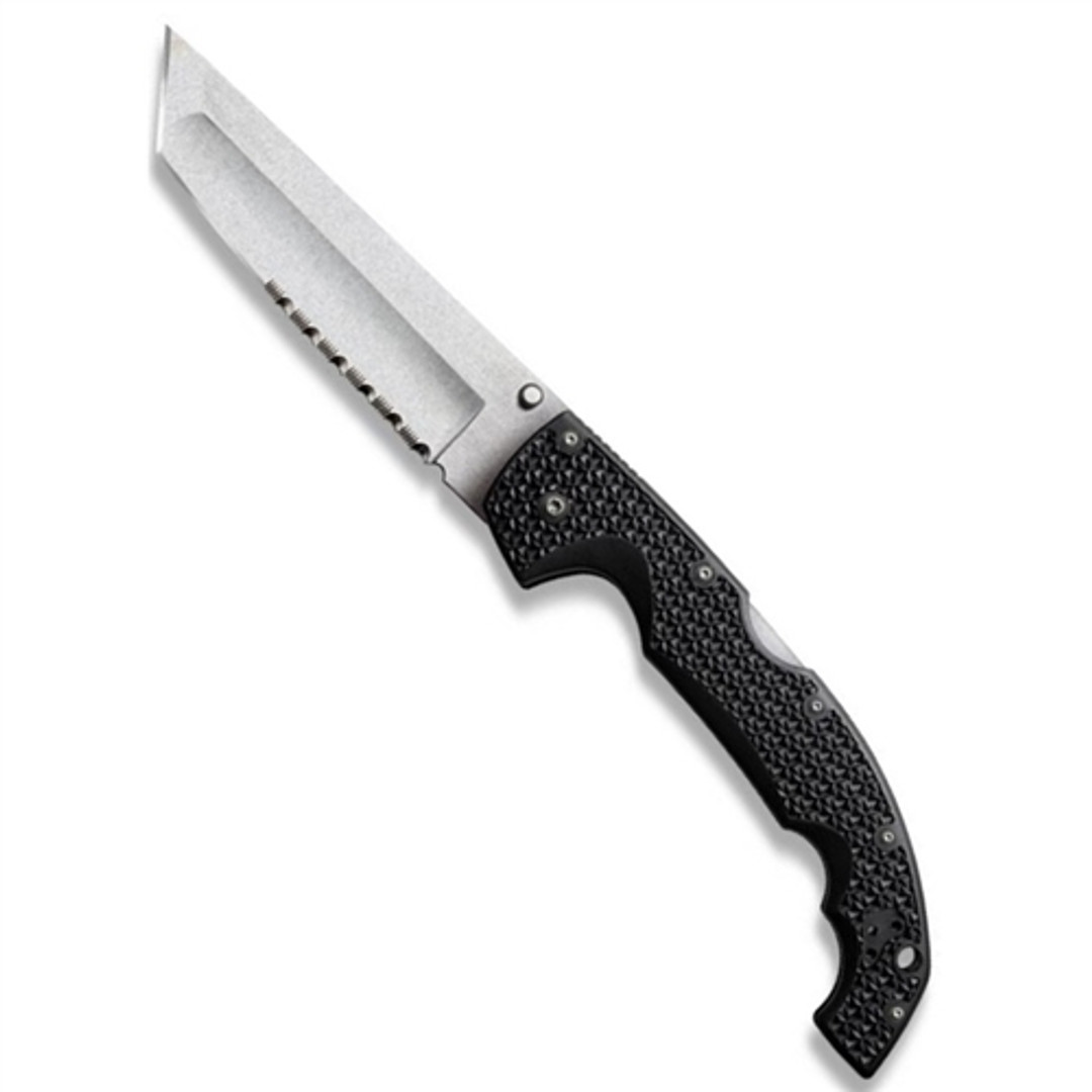 Cold Steel X-Large Voyager Knife, Tanto Point Combo Edge, CS29TXTH