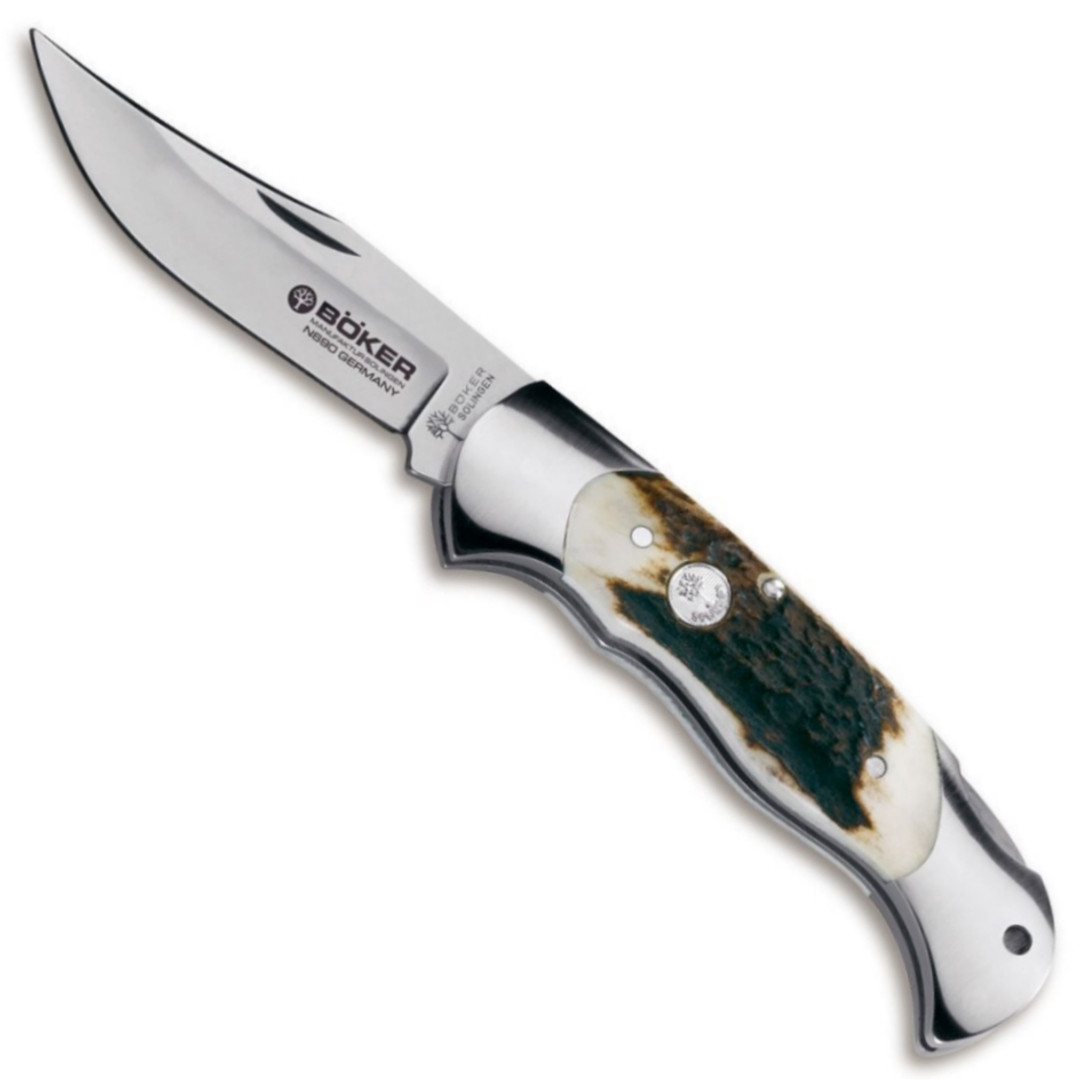 Boker Classic Stag Lockback Knife 