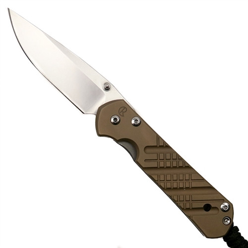 Chris Reeve S21-CGG-CH Tan CGG Cross Hatch Small Sebenza 21