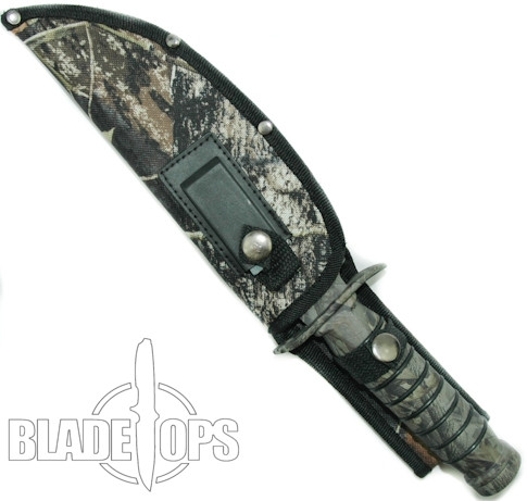 Camo Survival Knife