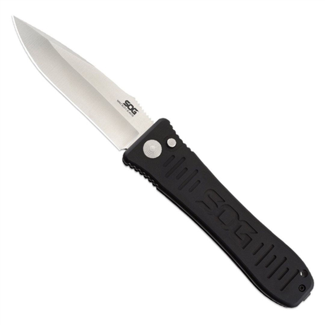SOG Spec Elite II Auto Knife, AUS-8 Satin Blade