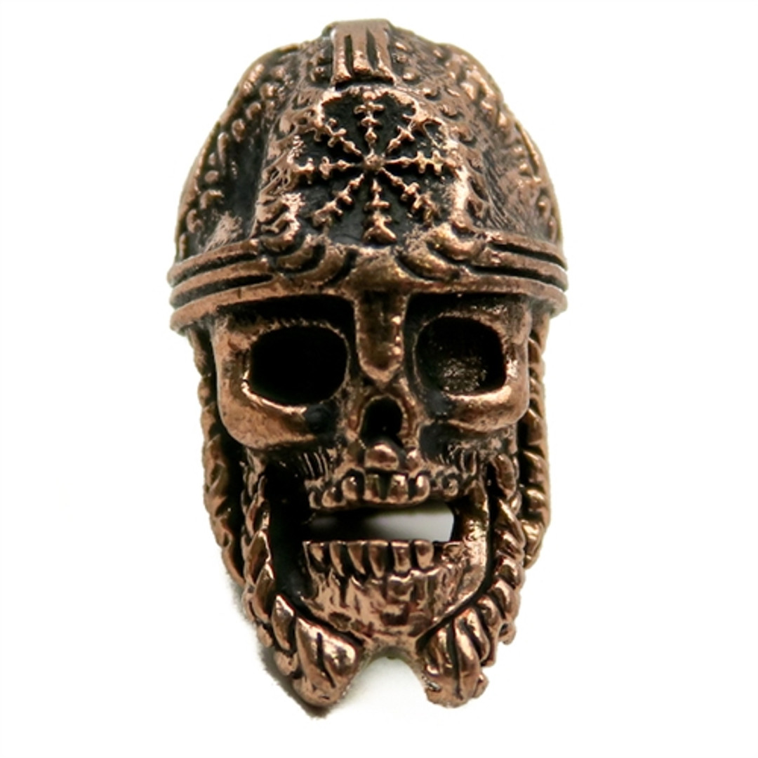 LionARMory Norseman Skull Bead, Copper