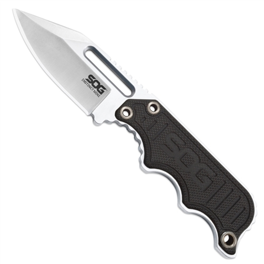 SOG Mini Instinct G10 Neck Knife, Satin Finish