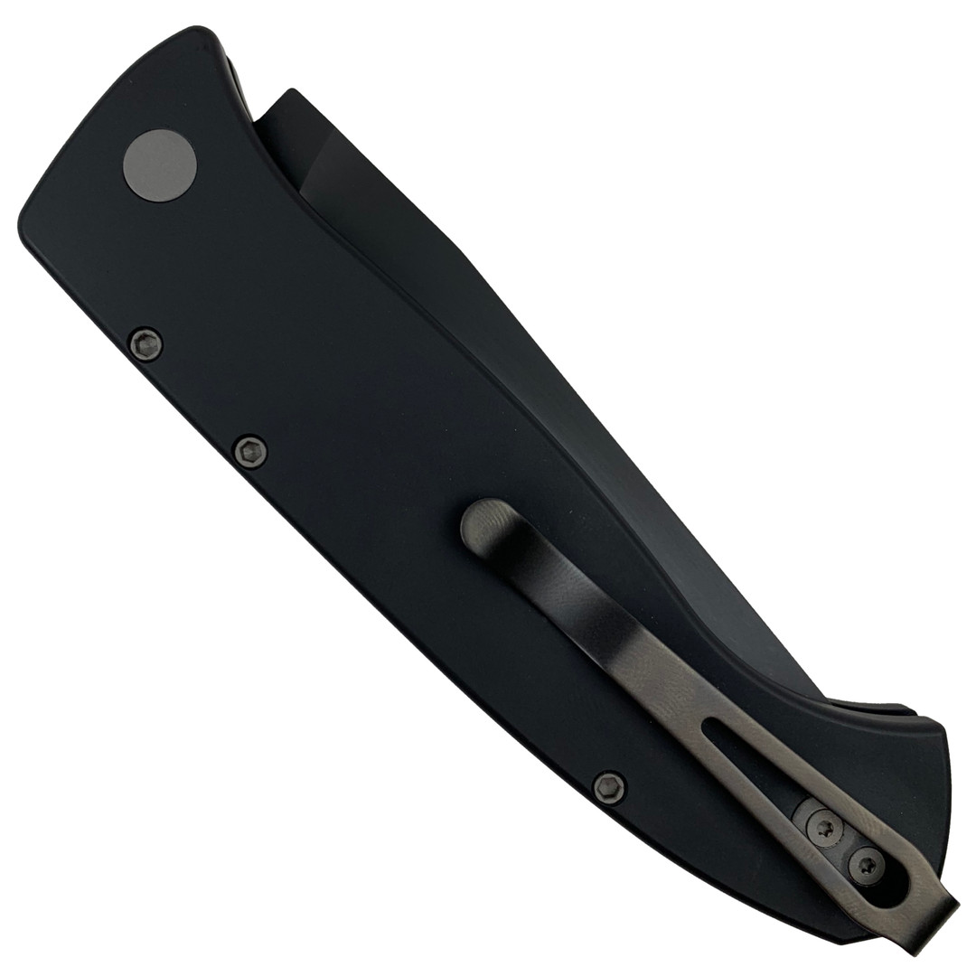 Pro-Tech 1321 Medium Brend #3 Auto Knife, 154CM Black Blade REAR VIEW
