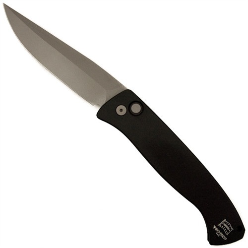 Pro-Tech Brend Auto 1 Knife, Plain, Bead Blast, PT1120