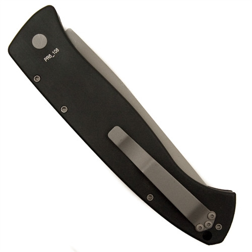 Pro-Tech Brend Auto 1 Knife, Plain, Bead Blast, PT1120