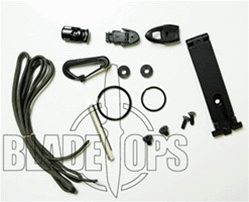 ESEE Knives Olive Drab Izula II Survival Knife with Complete Kit, KIT VIEW