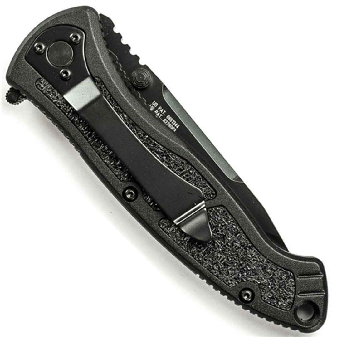 Smith & Wesson Special Ops Large Assisted Knife, Tanto Combo Blade, Black Handle