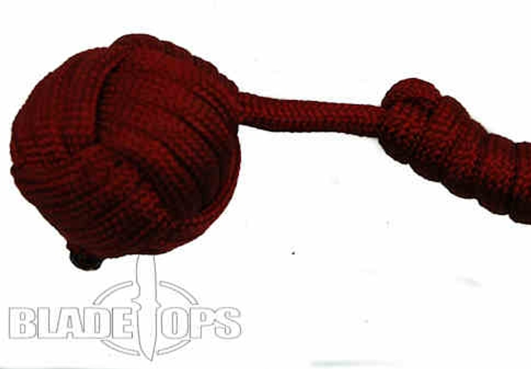 Sentinel Paracord Monkey Fist, Deep Red, 3/4 Inch