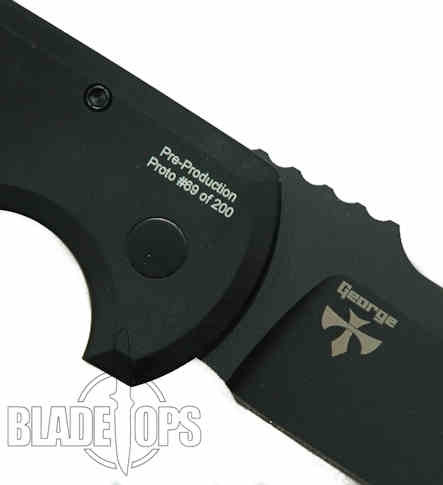 ProTech PreProduction Rockeye Auto, DLC Black D2 Blade