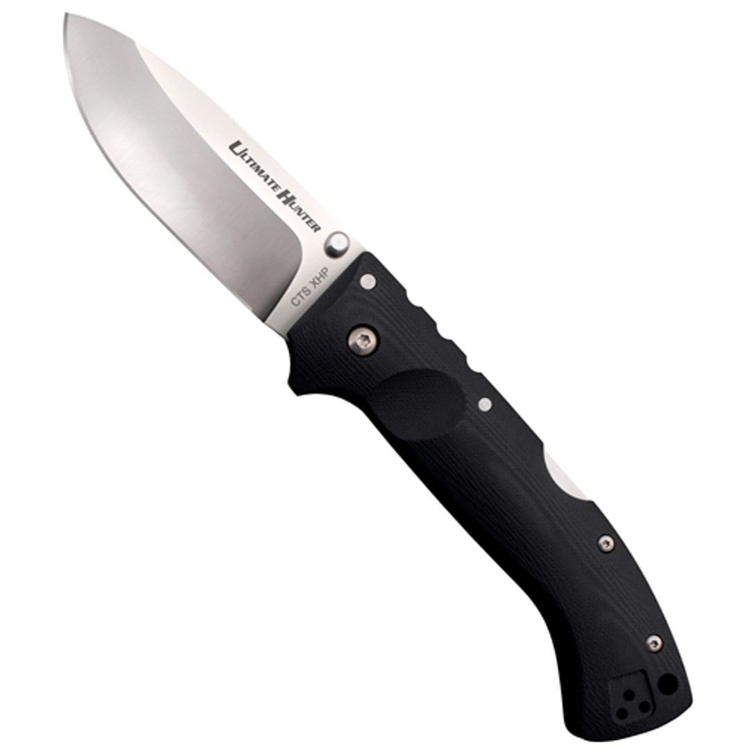 Cold Steel Ultimate Hunter Folder Knife, 3.5" Blade, G-10 Handle