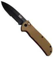 Benchmade  H&K14700 Auto, Sand, Black Serrated Blade