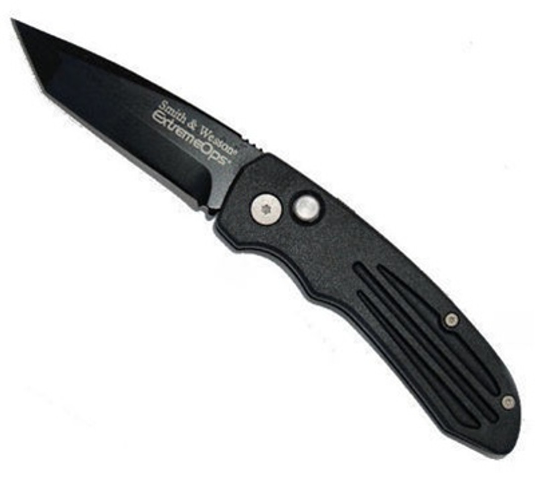 Smith & Wesson Extreme Ops Auto Conversion, Tactical Black Plain, Tanto
