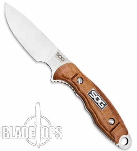 SOG Huntspoint Wood Skinning Knife, HT012L