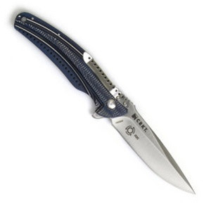 Ken Onion Ripple 2 Knife, Ti-Nitride Blue Stainless Scales, K400BXP