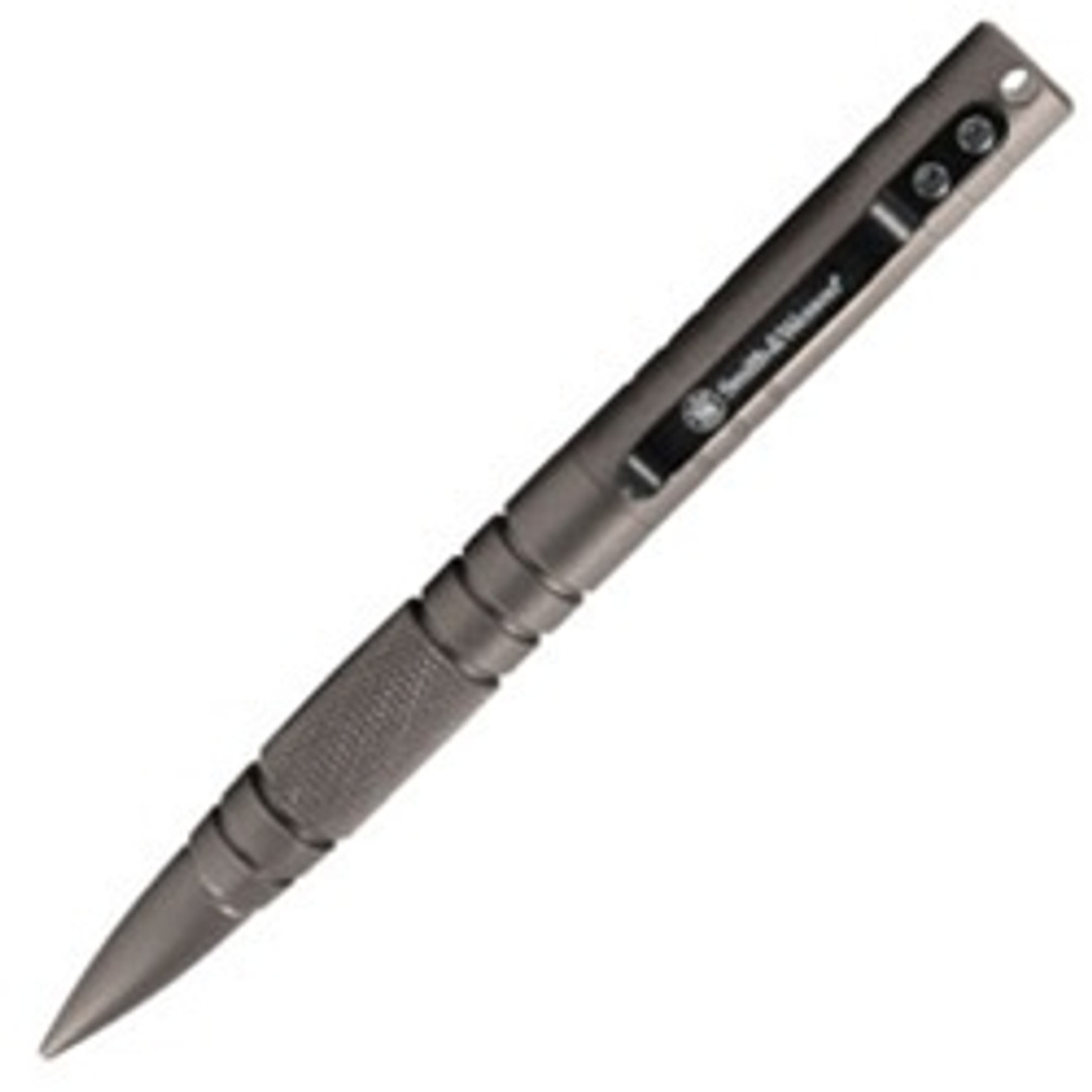 Smith & Wesson Tactical Pen, Military & Police, Silver, SWPENMPS