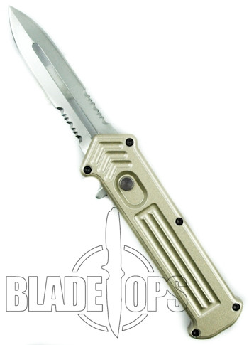 Joker's Wild OTF (Cupid Clone) Knife, Champagne