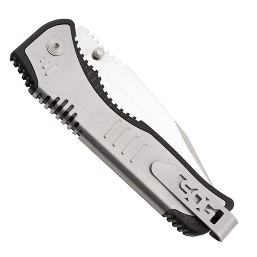 SOG Flashback Spring Assist Knife, Satin Tanto Point