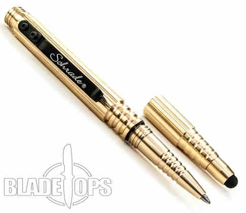 Schrade Brass Tactical Stylus Pen, SCPEN5BR