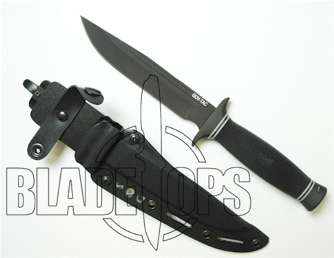 SOG Gov-Tac Fixed Blade Knife, TiNi Finish, S21TK